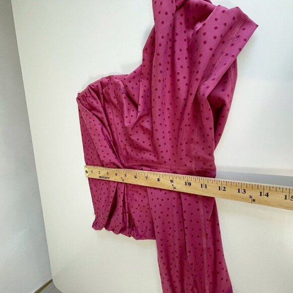 Nike Womens Yoga Dot Twist 7/8 Capri Tights Pink Size M Athletic CZ9144-633 - Picture 11 of 12